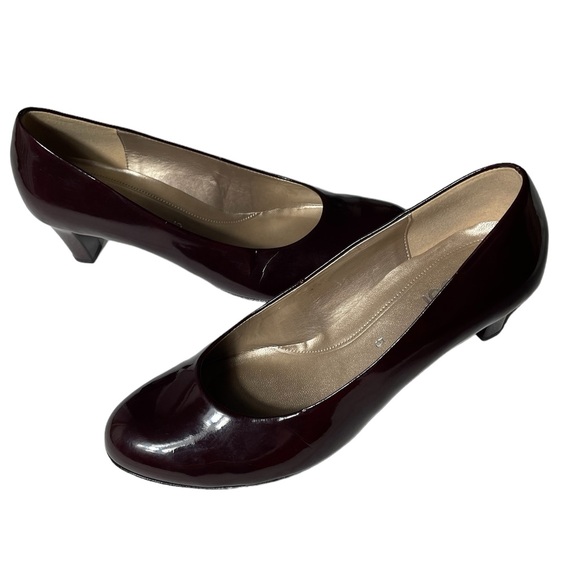 Gabor Patent Leather Pumps Heels Work Office Uk Sz 5 US size 7.5 - Picture 1 of 14
